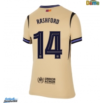 Barcelona Marcus Rashford #14 Bortedrakt Dame 2025-26 Kortermet